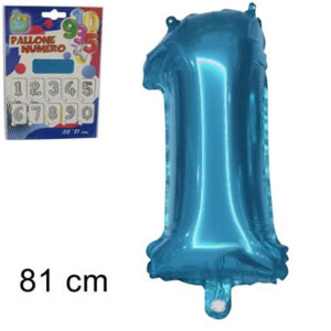 Folijski Balon Br.1 Plavi
